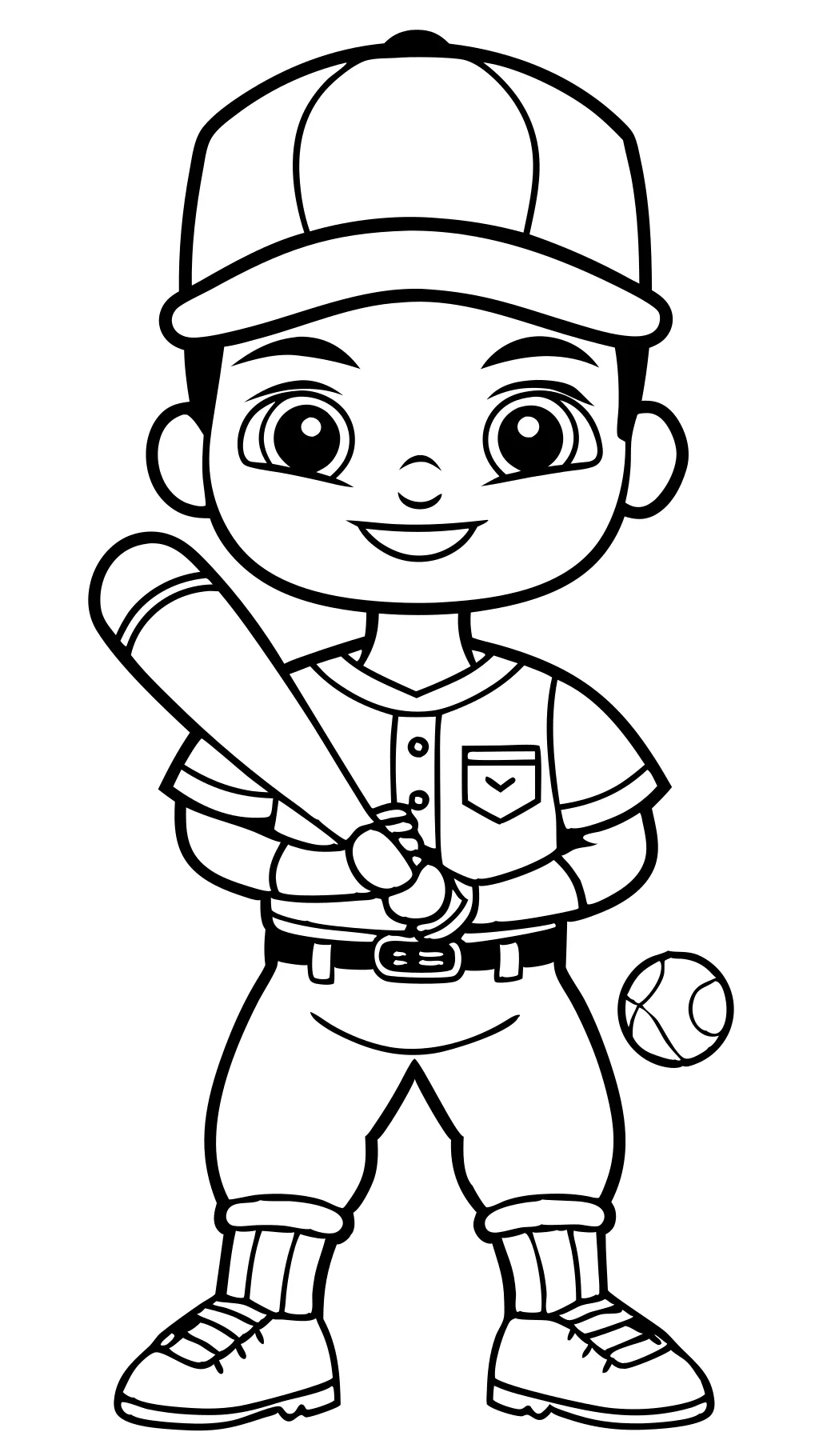 printable baseball coloring pages